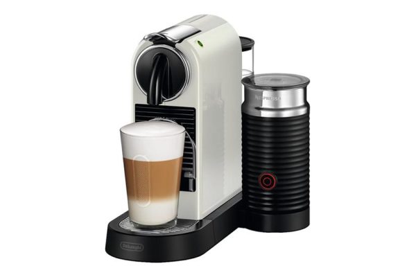 De'Longhi Nespresso CitiZ EN 267.WAE - kaffemaskine med capuccinatore - 19 bar - hvid