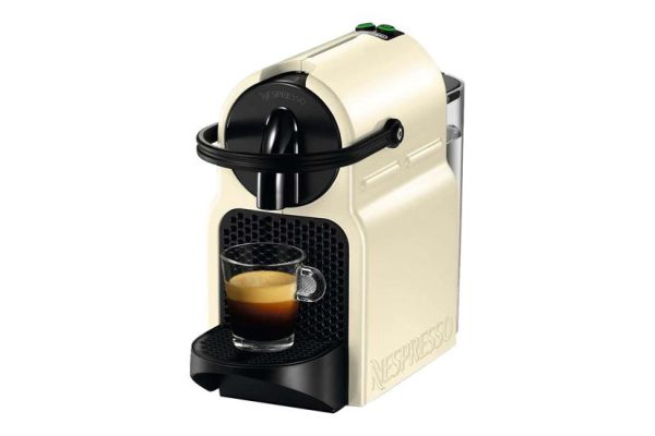 De'Longhi Nespresso Inissia EN 80.CW - kaffemaskine - 19 bar - vaniljekrem